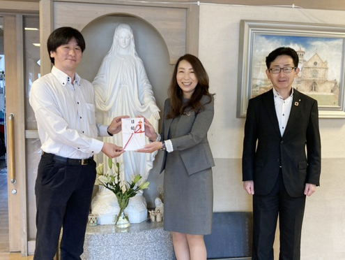 【SDGs活動報告】あしぎんSDGs私募債発行に伴う寄贈品の贈呈式に出席してきました!
