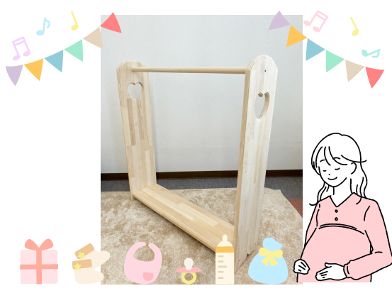 現場監督お手製♪子ども用ハンガーラック