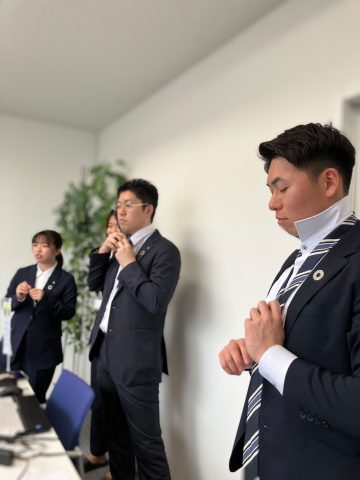 新入社員研修の様子