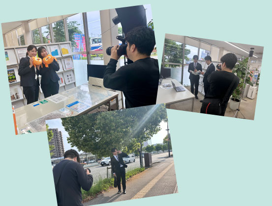 スタッフ写真を撮影をしました